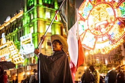 Festejos por el Día de la Independencia en Ciudad de México, en 2023.