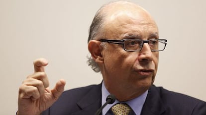 El ministro de Hacienda, Cristóbal Montoro.