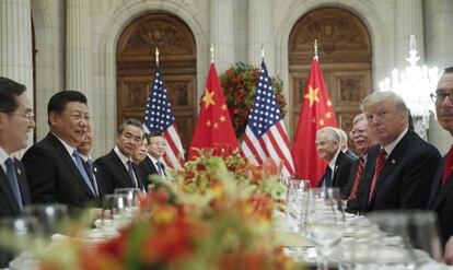 Xi y Trump, en su encuentro bilateral.