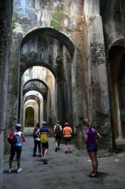 La cisterna romana Piscina Mirabilis, en Nápoles.