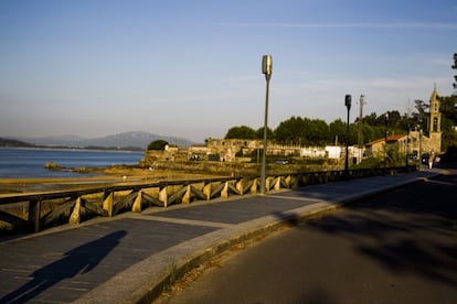 Camino de Aldea Ponte que lleva hacia la vivienda de Diana Quer (A Coruña).