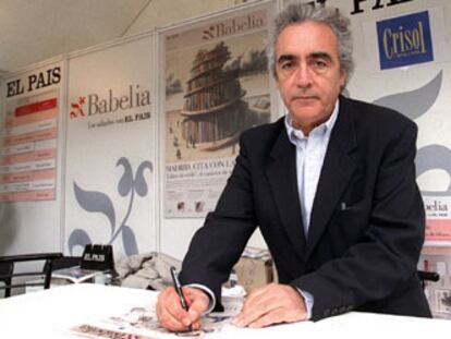 Millás, en la última edición de la Feria del Libro, en junio de este año en Madrid.