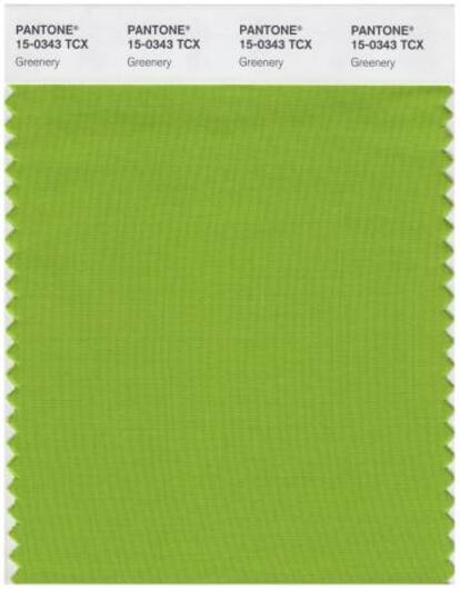 El verde, el tono elegido por Pantone como el color de 2017.