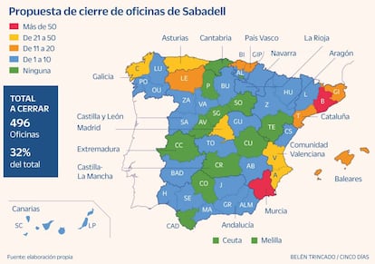 Mapa oficinas Sabadell