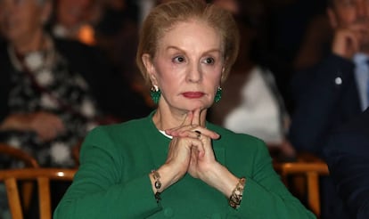 Carolina Herrera, en octubre de 2019 en Madrid.