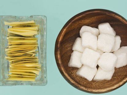Sustituir el azúcar por edulcorantes no parece servir de gran cosa.