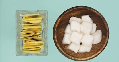 Sustituir el azúcar por edulcorantes no parece servir de gran cosa.