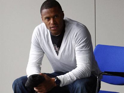 Julio Baptista, durante la entrevista.