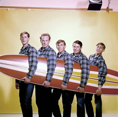 The Beach Boys, en una foto de 1962.