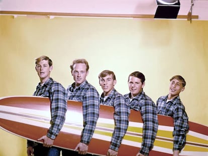 The Beach Boys, en una foto de 1962.