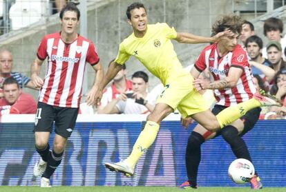Nilmar, en un partido contra el Athletic.