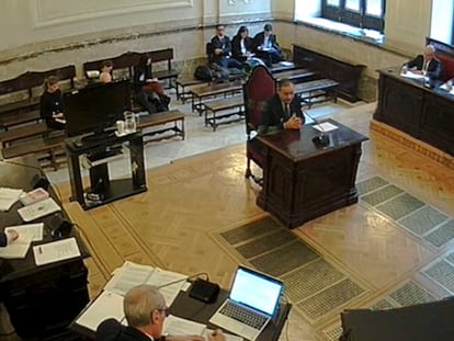 José Luis Ábalos, durante su declaración en el Tribunal Supremo el pasado 12 de diciembre.