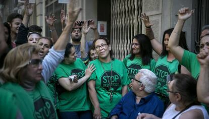 Activistes de la PAH l'any passat a Barcelona.