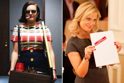 Peggy Olson y Leslie Knope, dos de los personajes femeninos más queridos que nos dicen adiós este año.