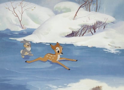 Bambi and his little friend Tambor.