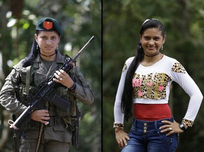 Yiceth, de 18 anos, passou quatro nas FARC e gostaria de terminar o ensino médio e estudar enfermagem depois do acordo de paz com o governo da Colômbia.