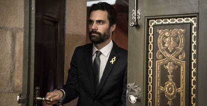 El presidente del Parlament, Roger Torrent.