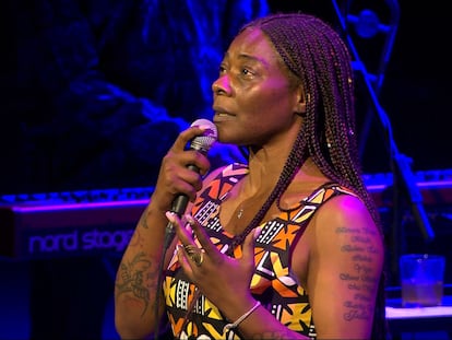 Buika, durante su actuación en el Festival Grec de Barcelona.