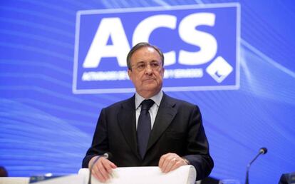 Florentino P&eacute;rez, presidente de ACS. 