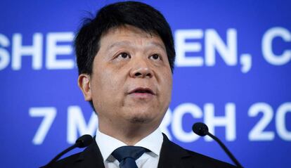 Guo Ping, presidente rotativo de Huawei.