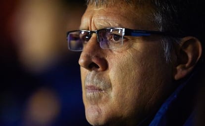 El Tata Martino, entrenadro del Barcelona.