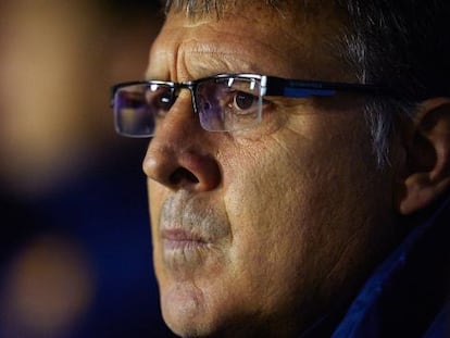 El Tata Martino, entrenadro del Barcelona.