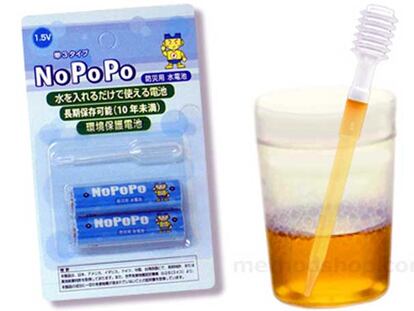 Las pilas NoPoPo que se recargan con líquidos, entre ellos la orina.