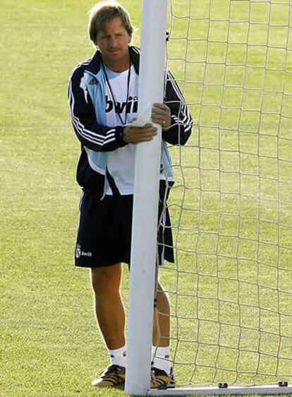 Schuster, durante un entrenamiento