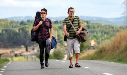 Berto Romero y Andreu Buenafuente, en una imagen de la película 'El pregón'.