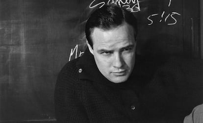 El actor Marlon Brando.