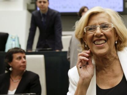 La alcaldesa de Madrid, Manuela Carmena.