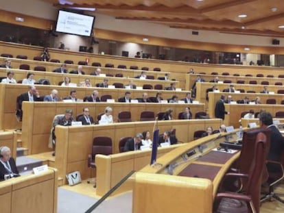 El Senado, durante un pleno de la pasada legislatura.