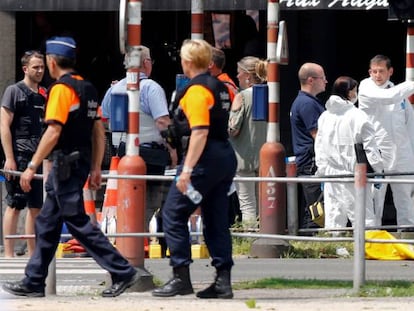 Las imágenes del tiroteo en Lieja