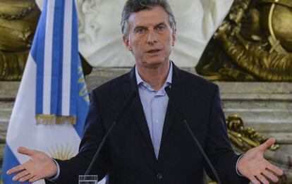 El presidente de Argentina, Mauricio Macri