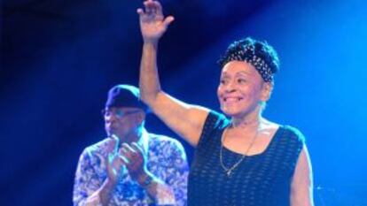 Omara Portuondo y Chucho Valdés, en Vitoria.