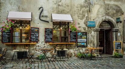 Arriba, un restaurante en Kazimierz, el barrio judío de Cracovia.