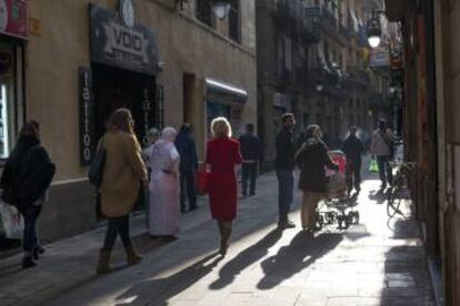 El barri del Raval, amb la seva diversitat.