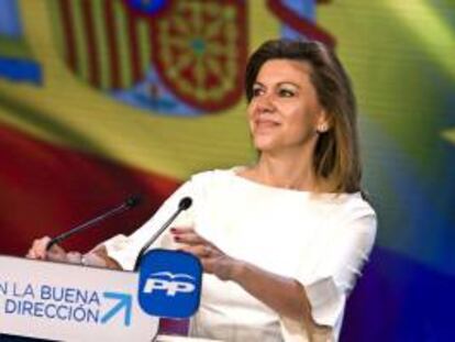 La secretaria general del PP, María Dolores de Cospedal. EFE/Archivo