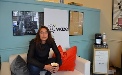 Di-Ann Eisnor na antiga sede do Waze, em Palo Alto.