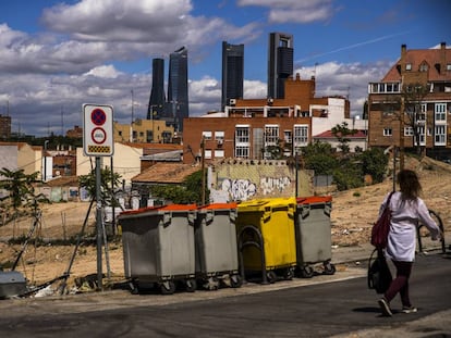 Calle Pando, en el barrio de La Ventilla, en Madrid.