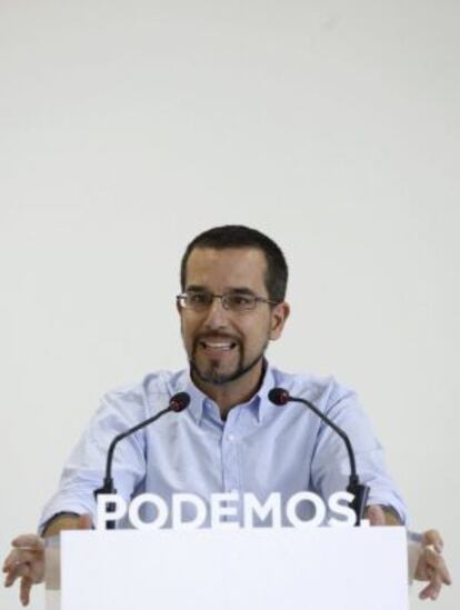 El secretario de Organización de Podemos, Sergio Pascual.