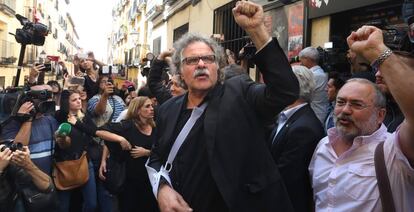 Joan Tardá en un acto a favor del referéndum