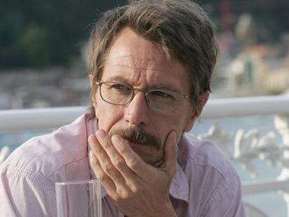 Gary Oldman, protagonista de <i>El bosque de las sombras,</i> en San Sebastián.