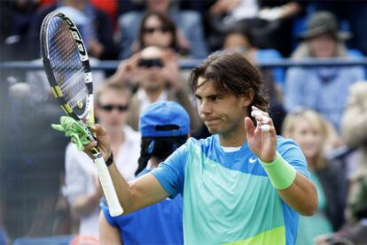 Nadal, tras vencer al brasileño Marcos Daniel en el Torneo de Queen?s