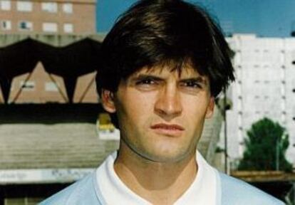 Tito Vilanova, en su poca en el Celta.