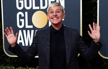 Ellen DeGeneres, a su llegada a la gala de entrega de los Globos de Oro el pasado 5 de enero en Los Ángeles.