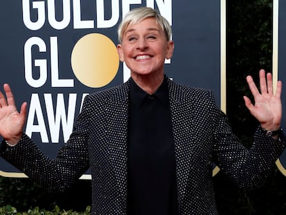 Ellen DeGeneres, a su llegada a la gala de entrega de los Globos de Oro el pasado 5 de enero en Los Ángeles.