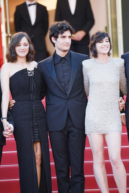 Marion Cotillard, Louis Garrel y Charlotte Gainsbourg.