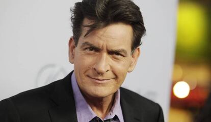 El actor Charlie Sheen. 