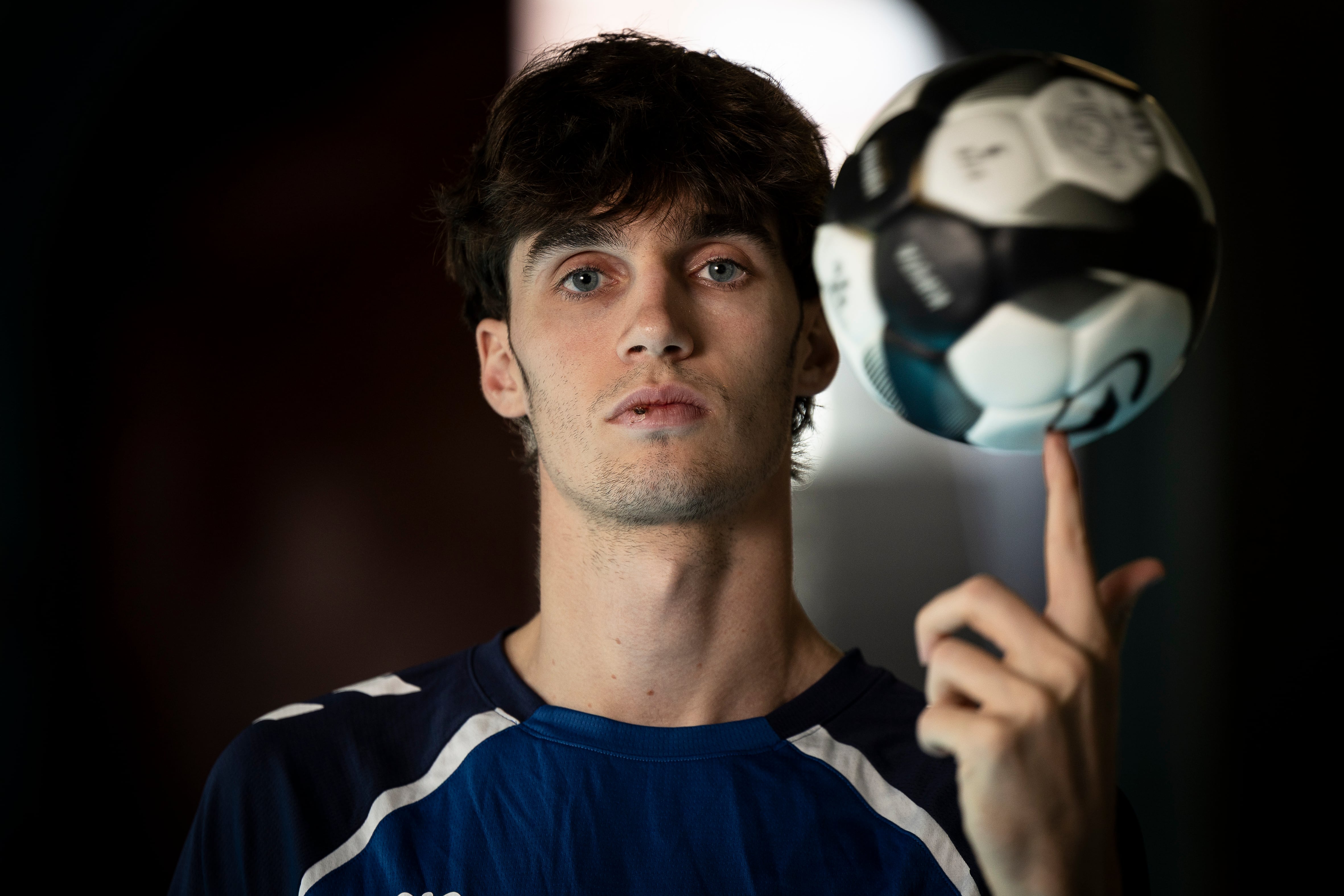 Pablo Urdangarin, en el pabellón del Granollers.